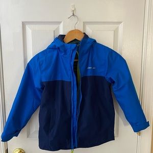 Eddie Bauer Kids 3-in-1 Jacket with removable liner. Size XS(5/6)